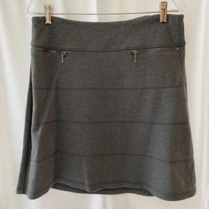 Athleta Charcoal Gray Pull-On Sport Skirt Size M